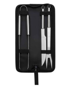 Kit churrasco em estojo de Nylon de 3 peças K196