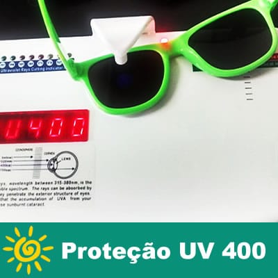 proteção UV 400 para óculos de sol masculinos