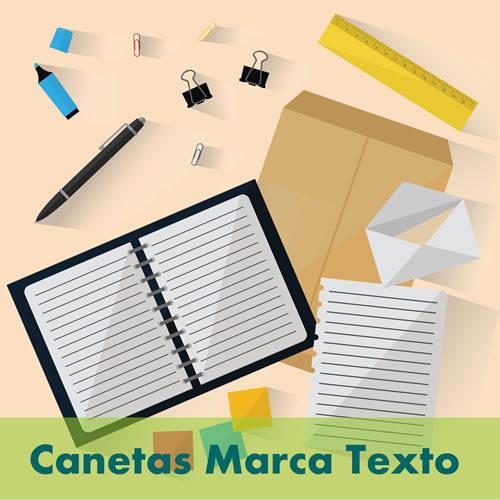 caneta marca texto