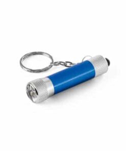Chaveiro em alumínio com lanterna de 3 luzes LEDs S181