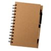 Bloco de anotações ecológico com caneta e post-it CD078