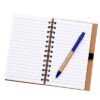 Bloco de anotações ecológico com caneta e post-it CD078