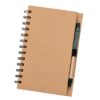 Bloco de anotações ecológico com caneta e post-it CD078