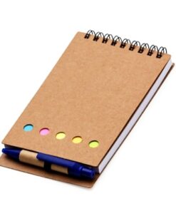 Bloco de notas ecológico com espiral CD076