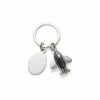Chaveiro de Metal Personalizável Formato Avião CHR012