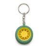 Chaveiro Plástico Personalizável Formato Pneu CHR046