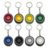 Chaveiro Plástico Personalizável Formato Pneu CHR046