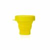 Copo Portátil Dobrável e Retrátil de Silicone com Tampa CP102