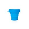 Copo Portátil Dobrável e Retrátil de Silicone com Tampa CP102