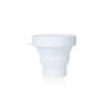 Copo Portátil Dobrável e Retrátil de Silicone com Tampa CP102