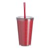 Copo de acrílico 550ml com canudo CP115