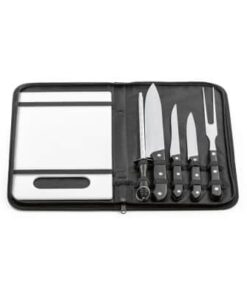 Kit Churrasco 5 Peças com Tábua em Estojo de Nylon K166