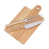 Kit Churrasco K170 - Faca e Garfo com Tábua em Madeira