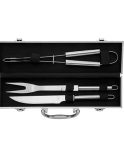Kit Churrasco Personalizado de 3 Peças em Maleta K097
