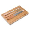 Kit Churrasco K167 - 4 peças em Madeira com Tábua