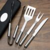 Kit Churrasco 4 Peças com Estojo de Nylon K092