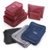 Kit necessaire promocional com 6 peças confeccionadas em nylon N162