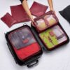 Kit necessaire promocional com 6 peças confeccionadas em nylon N162
