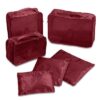 Kit necessaire promocional com 6 peças confeccionadas em nylon N162