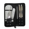 Kit Churrasqueiro 7 Peças com Luva em Estojo de Nylon K161