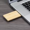 Pen Drive Cartão Ecológico Personalizado ECO 4 em Bambú 4Gb, 8Gb e 16Gb