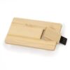 Pen Drive Cartão Ecológico Personalizado ECO 4 em Bambú 4Gb, 8Gb e 16Gb