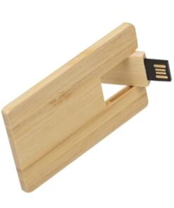 Pen Drive Cartão Ecológico Personalizado ECO 4 em Bambú 4Gb, 8Gb e 16Gb