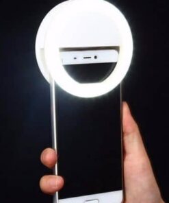 Anel Iluminador LED para Selfies, com Clipe para Smartphone X075