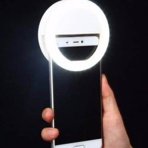 Anel Iluminador LED para Selfies, com Clipe para Smartphone X075