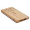 Powerbank em Bambu de: 5.000 mAh para Presente X087