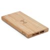 Powerbank em Bambu de: 5.000 mAh para Presente X087