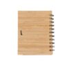 Caderno Ecológico com Capa de Bambu e Caneta CD221