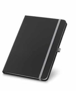 Caderno Capa Dura em Couro Sintético Pautado CP084 14,00 x 9,00 cm
