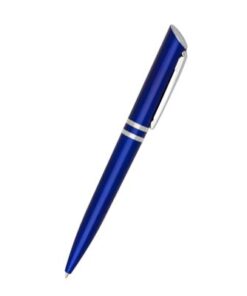 Caneta de Corpo Personalizada Colorido com Detalhes Prateados A364 para Brindes Promocionais