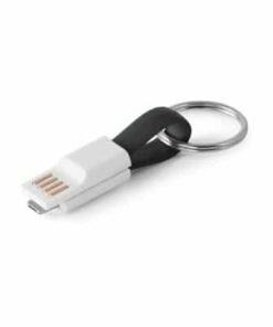 Criativo Chaveiro Personalizado com Conetor USB 2 em 1 Modelo X064