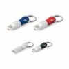 Criativo Chaveiro Personalizado com Conetor USB 2 em 1 Modelo X064