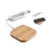Carregador sem Fio em Bambu Executivo X089