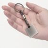 Chaveiro Executivo Personalizável em Metal e Borracha CHR228