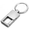 Chaveiro Personalizável Executivo de Metal Retangular CHR110