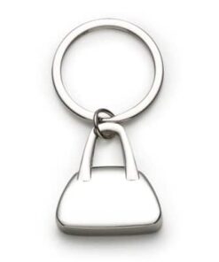Chaveiro Personalizado Bolsa Tridimensional de Metal CHR227
