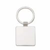 Chaveiro Personalizado em Metal Formato Quadrado CHR048