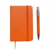 Kit 2 Peças Caneta e Moleskine com Pauta em Caixa K322 14,00 x 9,00 cm