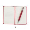 Kit 2 Peças Caneta e Moleskine com Pauta em Caixa K322 14,00 x 9,00 cm