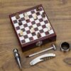 Kit para Vinho com Xadrés K129