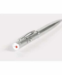 Caneta Metal Esferográfica com Ponteira laser e lanterna LED M112