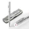 Caneta Metal Esferográfica com Ponteira laser e lanterna LED M112