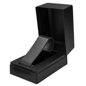 Estojo plástico preto para relógio