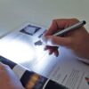 Caneta Metálica com Lanterna, Ponteira laser e Ponteira Touch M126