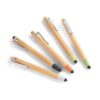 Caneta Personalizada Ecológica em Bambu com Ponteira Touch M128 para Brindes Promocionais