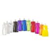 Garrafa squeeze dobrável 480 ml com mosquetão G006 Personalizado